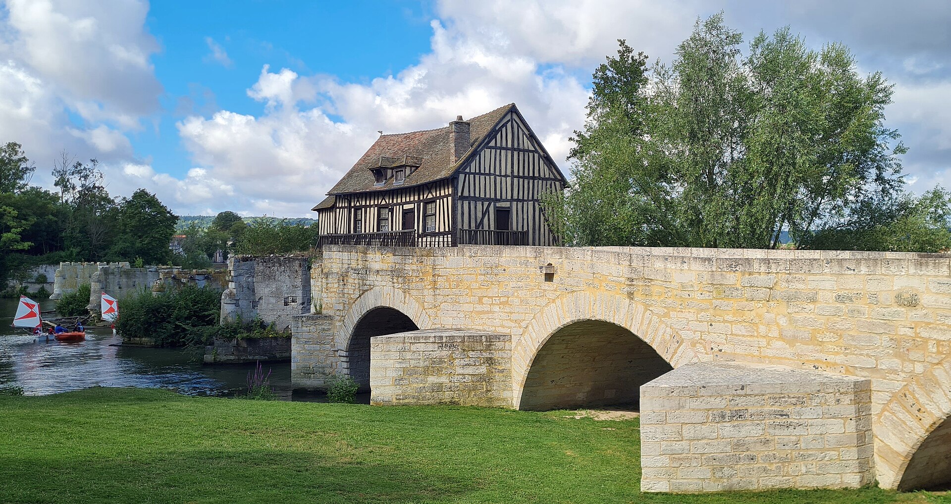 Le Vieux-Moulin de Vernon sur la Seine